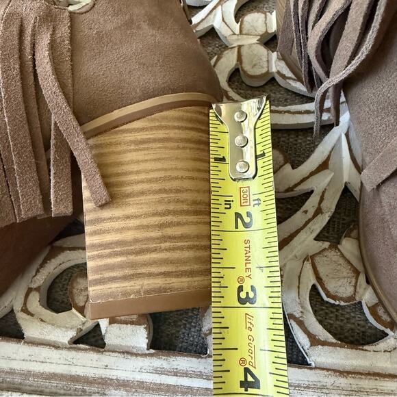 Ariat Western Fringe Short Ankle Cowboy Boots Women’s 7 - Picture 7 of 8